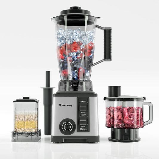 1200W Countertop Blender with Chopper and Grinder Set
