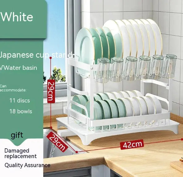 Multifunctional Water Cup Storage Rack – Space-Saving Kitchen Organizer