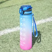 32oz Leakproof Gradient Motivational Water Bottle