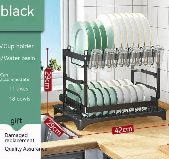Multifunctional Water Cup Storage Rack – Space-Saving Kitchen Organizer