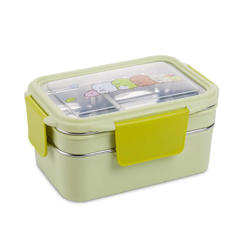 Stainless Steel Double-Layer Lunch Box