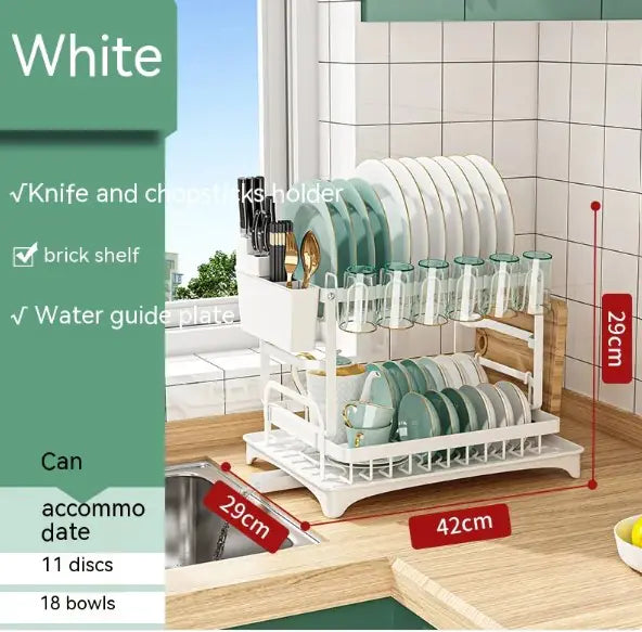 Multifunctional Water Cup Storage Rack – Space-Saving Kitchen Organizer